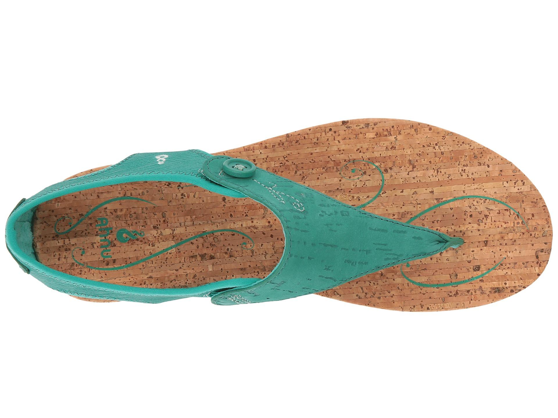 ahnu serena cork sandals